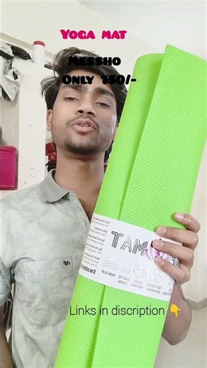 ₹150 Yoga Mat Unboxing & Review 🔥 Budget Fitness Product