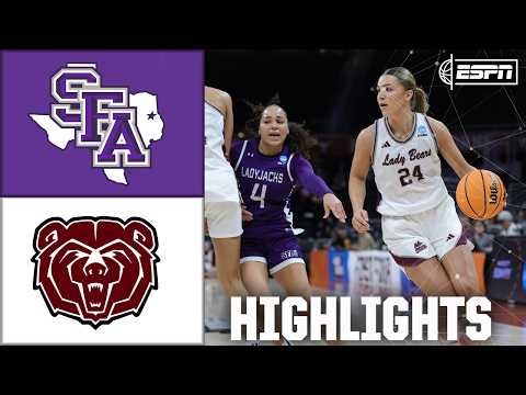 First Four: Stephen F. Austin Ladyjacks vs. Missouri State Bears | Full Game Highlights | ESPN CBB