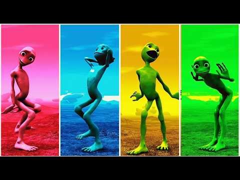 Funny Alien Dance Remix: Dame Tu Cosita Style (100M Challenge!) 👽🚀