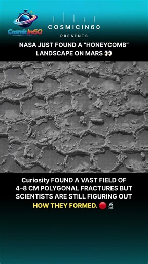Mars Has a Strange Honeycomb Landscape… 😳🔴