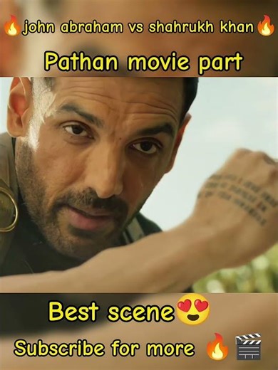 🔥 Pathaan Best Fight Scene | Shah Rukh Khan vs John Abraham | Epic Action Edit 💥