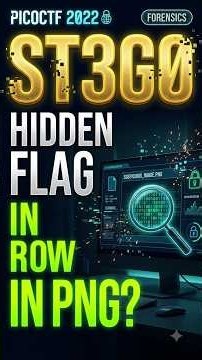 PicoCTF 2022 St3g0 Walkthrough 🔥 Find the Hidden Flag in a PNG! | Forensics CTF