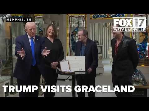 President Trump Visits Graceland, Tennessee
