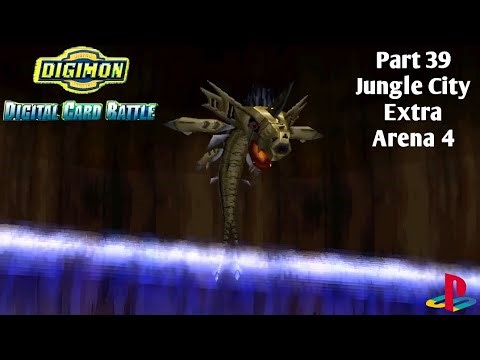 Digimon Digital Card Battle PS 1 Longplay - Part 39 Jungle City Extra Arena 4 ePSXe