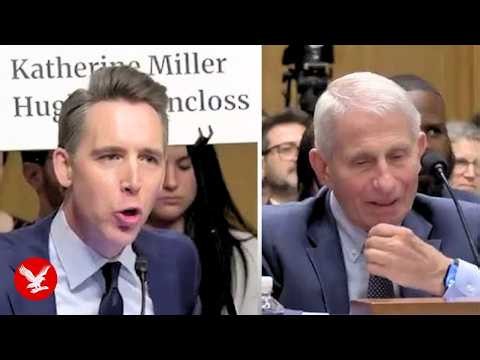 Josh Hawley clashes with Dr Fauci: 'You got rich while people were dying'