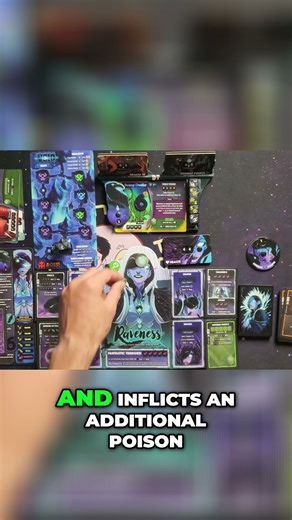 Opponent's INSANE DICE ROLL & POISON ATTACK in Card Game! #shorts