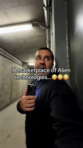 TIME TRAVELERS VLOG - UNDERGROUND MARKETPLACE OF ALIEN TECHNOLOGY #aicast #alien #mysteryaiman #viraltiktok #area51
