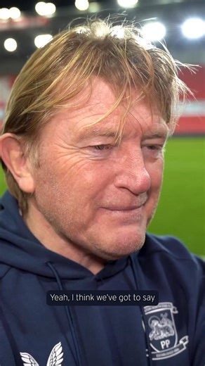 Stuart's reaction to Stoke point. 💬 | Preston North End Football Club