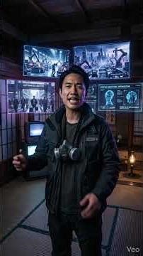 2050 Japan Under AI Rule Dystopian Flying Car