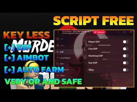 Roblox Murder Mystery 2 Script - ESP , AIMBOT , AUTO FARM COIN AND MORE FUNCTION | SAFE (No Key) !!