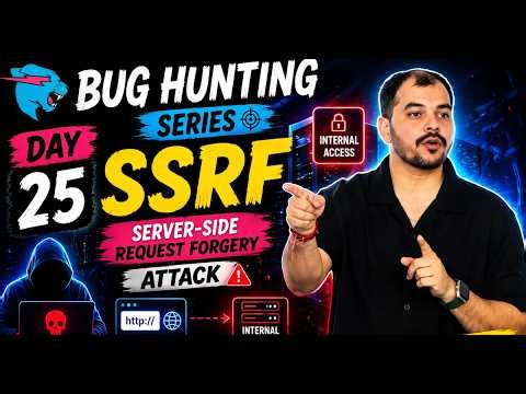 Day 25 Bug Hunting 👉 SSRF Vulnerability Explained 🔥 | Server-Side Request Forgery Bug | hacker vlog