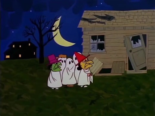 Happy Halloween It's the Great Pumpkin, Charlie Brown G 1966 ‧ Animation/Family film ‧ 25 mins #charliebrown #peanuts #family #horror #happyhalloween • The Pumpkin Patch: Linus skips Halloween trick-or-treating and a party to wait in a sincere pumpkin patch for the arrival of the Great Pumpkin, joined briefly by a reluctant Sally. • Trick-or-Treating: The rest of the gang goes door-to-door, where Charlie Brown repeatedly laments receiving a rock instead of candy. • Snoopy's Adventures: Snoopy dr