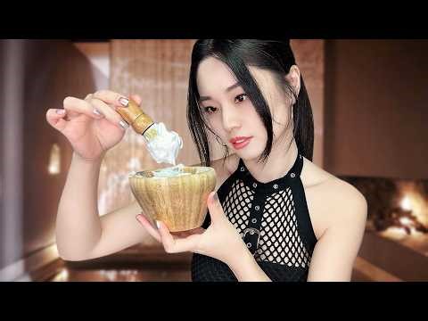 ASMR Sleep Inducing Men's Shave & Hair Cut