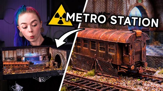 I made a post apocalyptic metro station