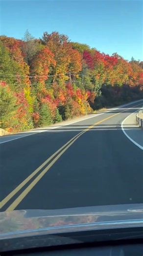 Peak Fall Foliage Road Trip Scenic Autumn Drive | Fall in America Amazing Scenic Road Drive