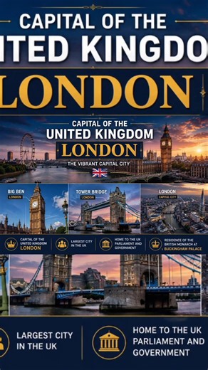 United Kingdom 🇬🇧 | London – Capital of the UK | Amazing UK Facts #Shorts