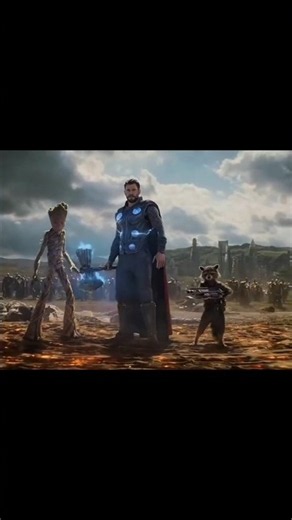 “BRING ME THANOS.” ⚡🔥 #avengers #thor #superhero #shorts