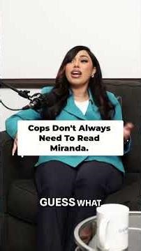 Police Didn’t Read Miranda? Here’s Why It Doesn’t Matter ⚖️