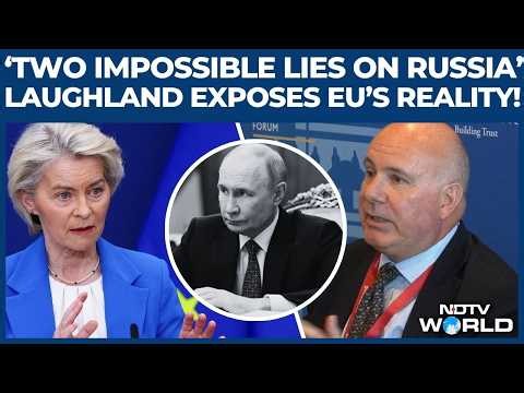 FULL: 'Double Standards...': John Laughland Uncovers Shocking EU Lies On Russia War | NDTV World