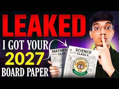 CLASS 10 - I GOT YOUR 2027 BOARD EXAM PAPER 🔥 100% REAL
