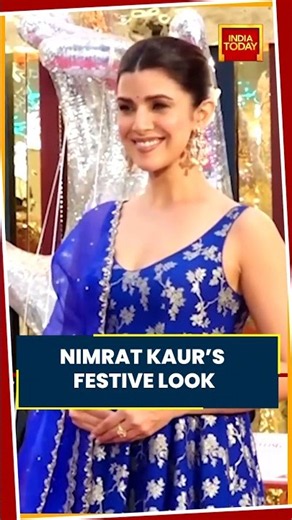 Nimrat Kaur’s Latest Celebrity Appearance | Bollywood Updates #nimratkaur #diwali #bollywood