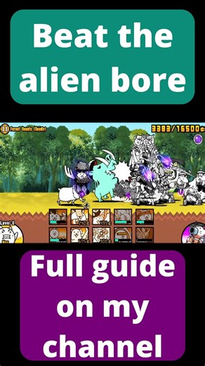 Alien Bore The Battle Cats Manic Bird GUIDE