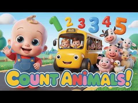 Boing Baby Visits MacDonald’s Farm 🐮 | Animal Sounds, Counting & Bus Song