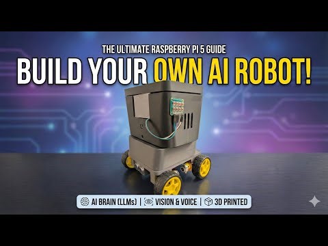 Build Your Own Jarvis: Fully Offline AI Robot with Raspberry Pi 5 (Vision, Voice & Autonomous)