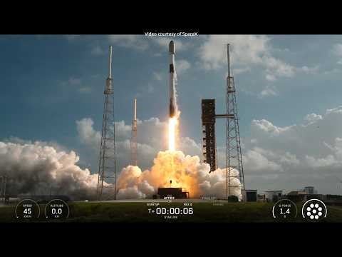 SpaceX Starlink 374 launch and Falcon 9 first stage landing, 30 March 2026