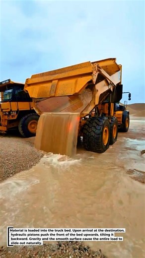 Giant Haul Truck! Unloads Massive Loads with Ease
