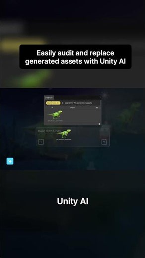 Easily audit and replace generated assets with Unity AI