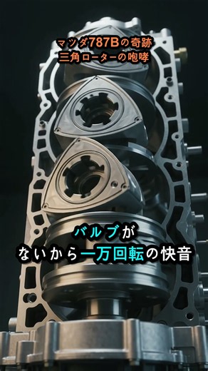 マツダ787Bロータリーエンジンの奇跡 | 三角おにぎりがル・マンを制覇した機械美 | マツダ787Bの奇跡\N三角ローターの咆哮
