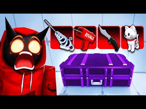 Roblox RIVALS, but SKIN CASES Choose My Loadout!