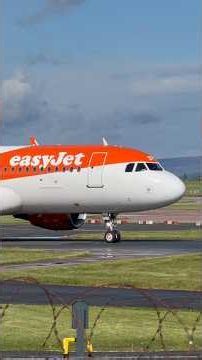 easyJet Airbus A320 G-EZPV taxiing out from Terminal 2 at #manchesterairport ✈️🟠 #easyJet