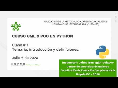 Curso SENA UML POO Python - Clase # 1 (060726)