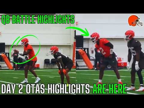 SHEDEUR SANDERS & Deshaun Watson Are GRINDING AT OTAs.. | Cleveland Browns Day 2 Highlights |