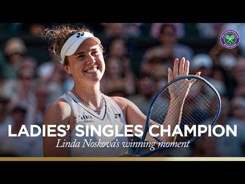 Heartwarming scenes as Linda Noskova celebrates! | Championship Winning Moment | Wimbledon 2026