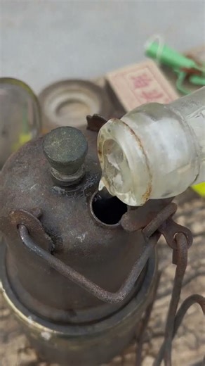 Those who have used this calcium carbide lamp are no longer young#Nostalgia#Old items#The