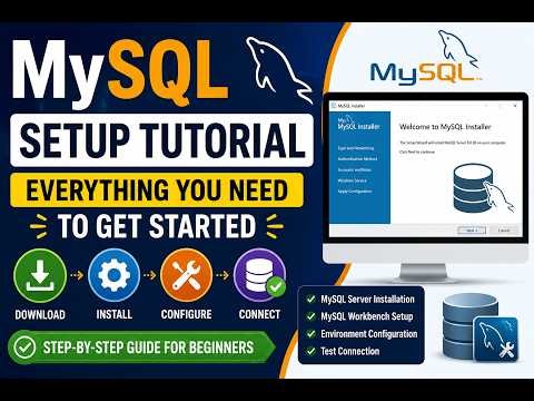 🐬 MySQL Setup Tutorial | Everything You Need to Get Started