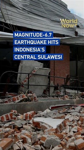 Magnitude-6.7earthquake hits Indonesia's Central Sulawesi #worldnow