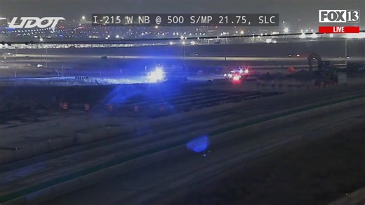 WE ARE LIVE watching over UDOT cameras where a rollover crash is slowing traffic on eastbound I-80 near I-215. FOX 13 News has reached out to officials to learn more about what happened. | FOX 13 News