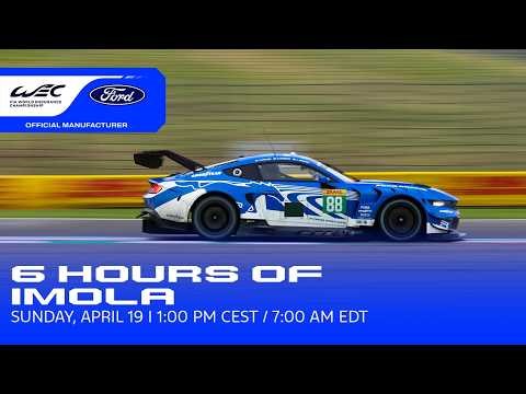 Ford Mustang GT3 Onboard Cam | 2026 FIA WEC 6 Hours of Imola | Ford Racing