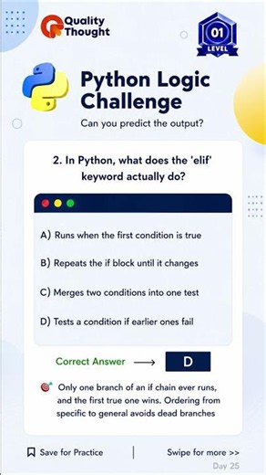 🐍 Python Logic Challenge – Day 25! Can You Predict the Output?