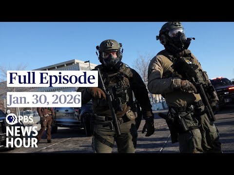 PBS News Hour live episode, Jan. 30, 2026