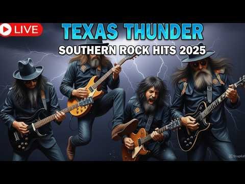 Texas Thunder & Southern Rock 2025 | High Voltage Outlaw Hits | ZZ Top & Skynyrd Style