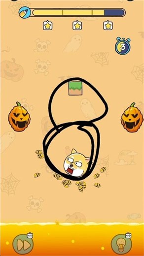 Bee and dog game level up 997 and dog ganged in Lava and Bee run game 🎯#viral #gaming #funny