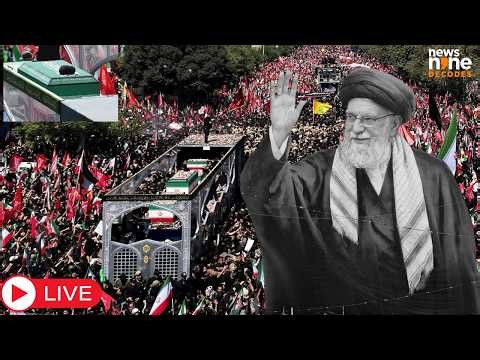 LIVE: Ayatollah Khamenei Funeral | Iran Supreme Leader's Coffin Taken Through Streets Of Tehran