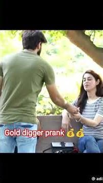 Money power 💰 is real| gold digger prank on couple. wait for end#golddigger #prank #moneygirl #money