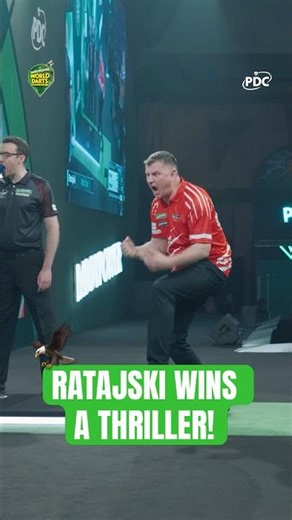 RATAJSKI WINS A THRILLER! | 2025/26 Paddy Power World Darts Championship
