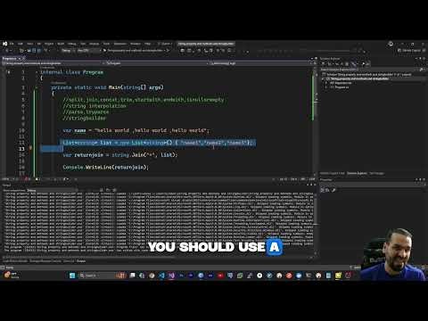 C# Basic - Part4 |The Ultimate Guide to Strings in C# | Methods, Properties & StringBuilder